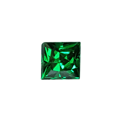 4.25mm Princess Cut Minty Green Tsavorite