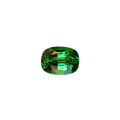 2.6ct Cushion Fine Intense Green Tsavorite