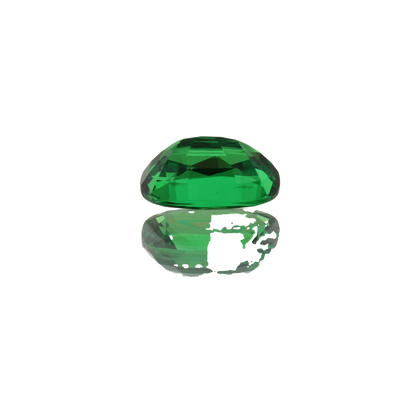 2.54ct Cushion Gem Quality - Fine Intense Green Tsavorite