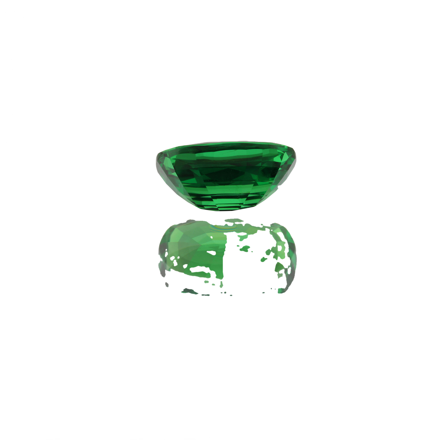2.54ct Cushion Gem Quality - Fine Intense Green Tsavorite