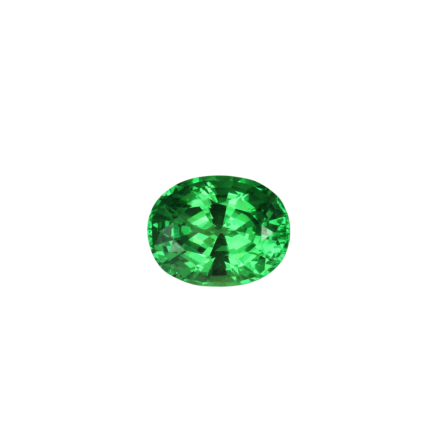 4.31ct Oval Bright Green Tsavorite