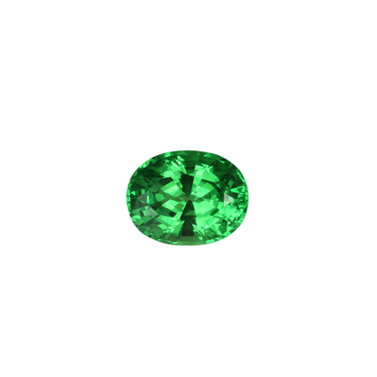 4.31ct Oval Bright Green Tsavorite