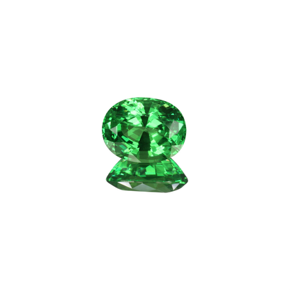 4.31ct Oval Bright Green Tsavorite