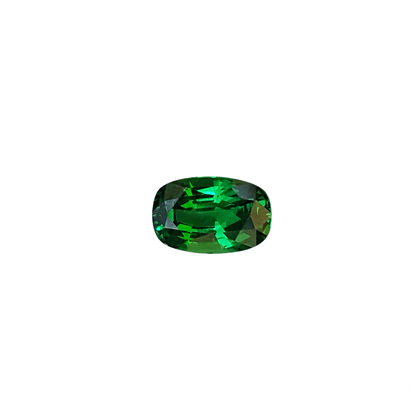 1.65ct Cushion Deep Minty Green Tsavorite
