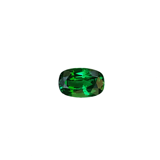 1.65ct Cushion Deep Minty Green Tsavorite