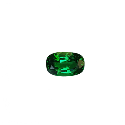 1.65ct Cushion Deep Minty Green Tsavorite