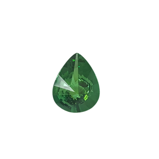 4.11ct Pear Shape Fine Intense Green Tsavorite