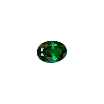 Oval Fine Saturated Green Tsavorite