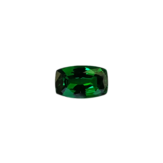 1.17ct Cushion Fine Intense Green Tsavorite