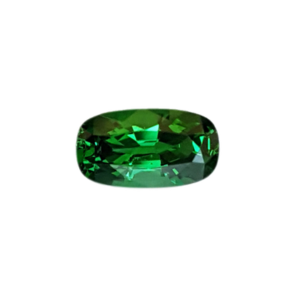 1.47ct Cushion Fine Intense Green Tsavorite