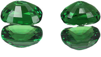 4ct Cushion Fine Intense Green Tsavorite