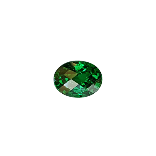 3.41ct Oval Fine Intense Green Tsavorite