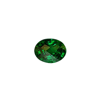 3.41ct Oval Fine Intense Green Tsavorite