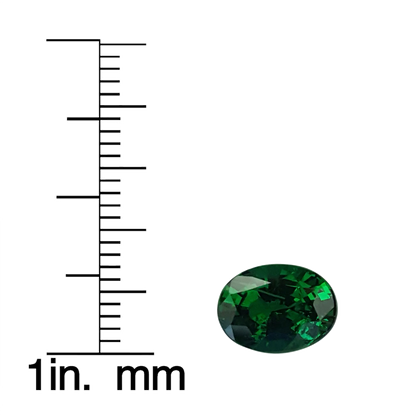 2.46ct Oval Fine Saturated Green Tsavorite