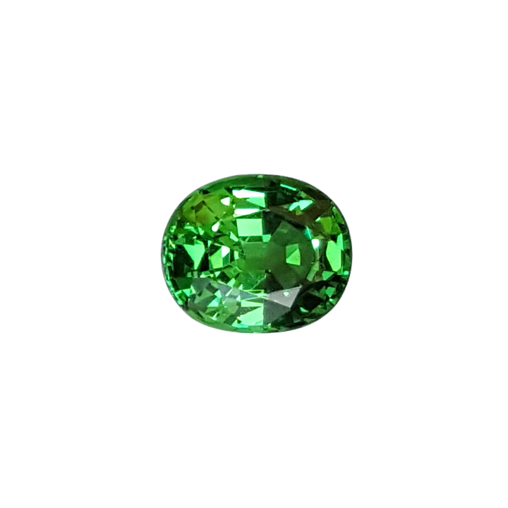 1.21ct Cushion Bright Green Tsavorite