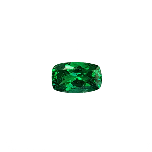 0.94ct Cushion Bright Green Tsavorite