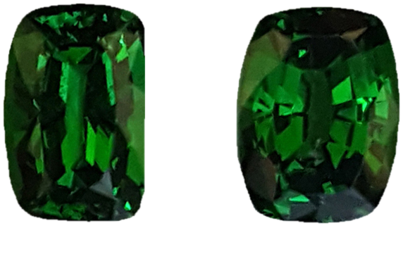 2.44ct Cushion Fine Intense Green Tsavorite