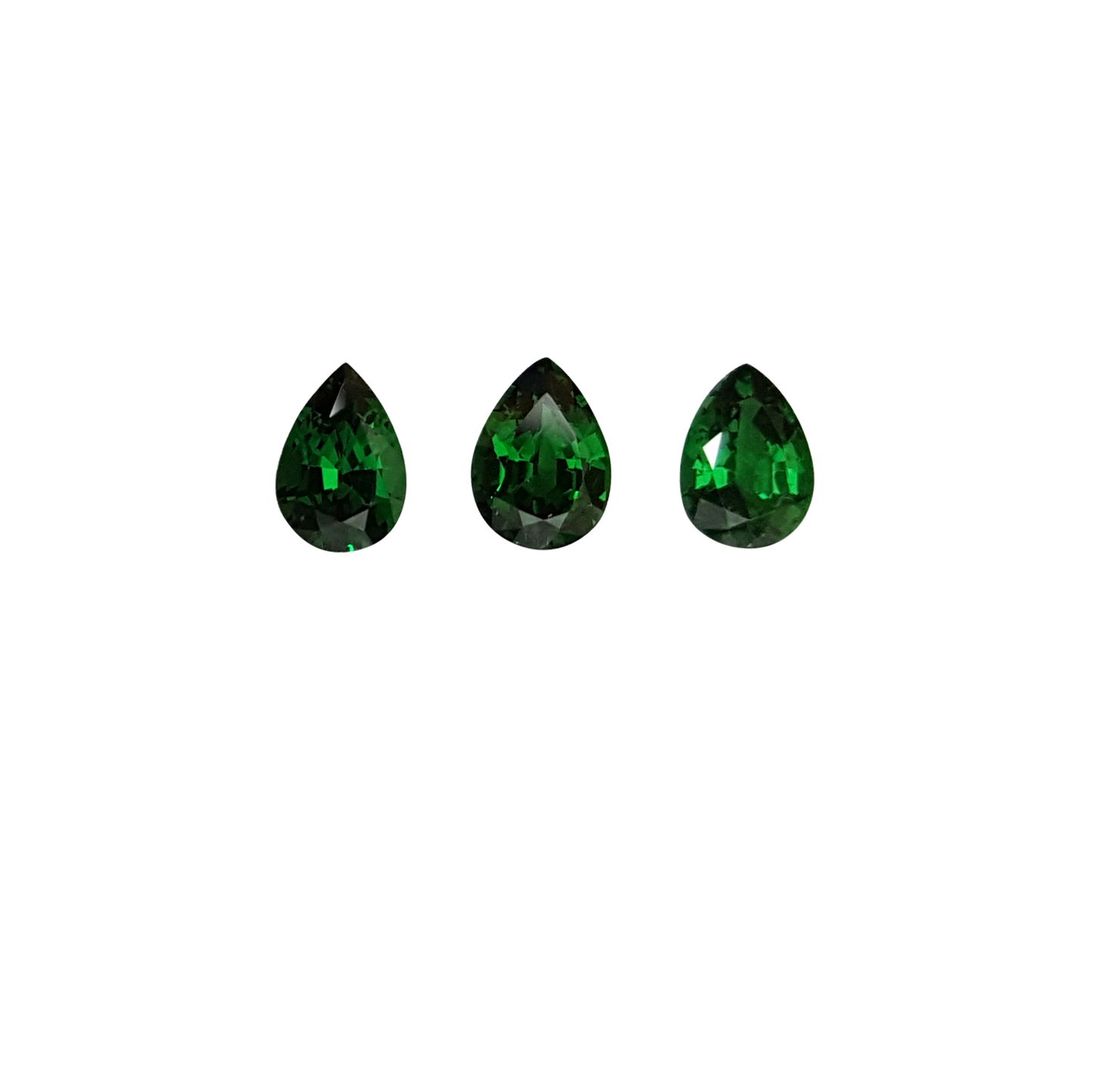 3.08ct Pear Shape Fine Saturated Green Tsavorite