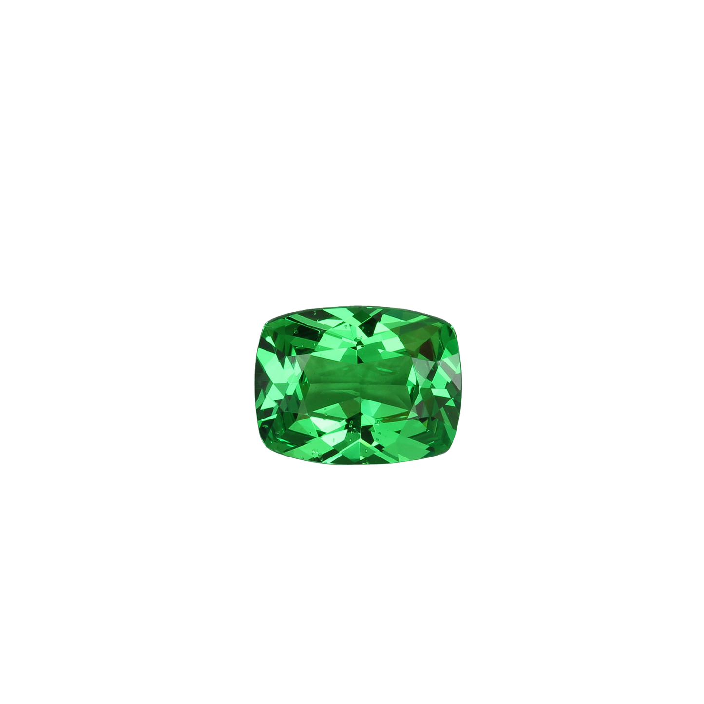 2.98ct Cushion Bright Green Tsavorite