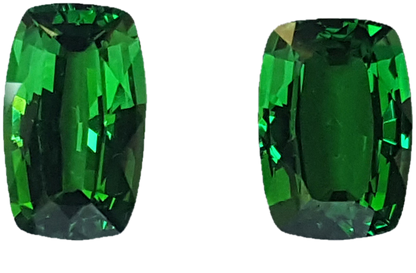 2.18ct Cushion Fine Intense Green Tsavorite