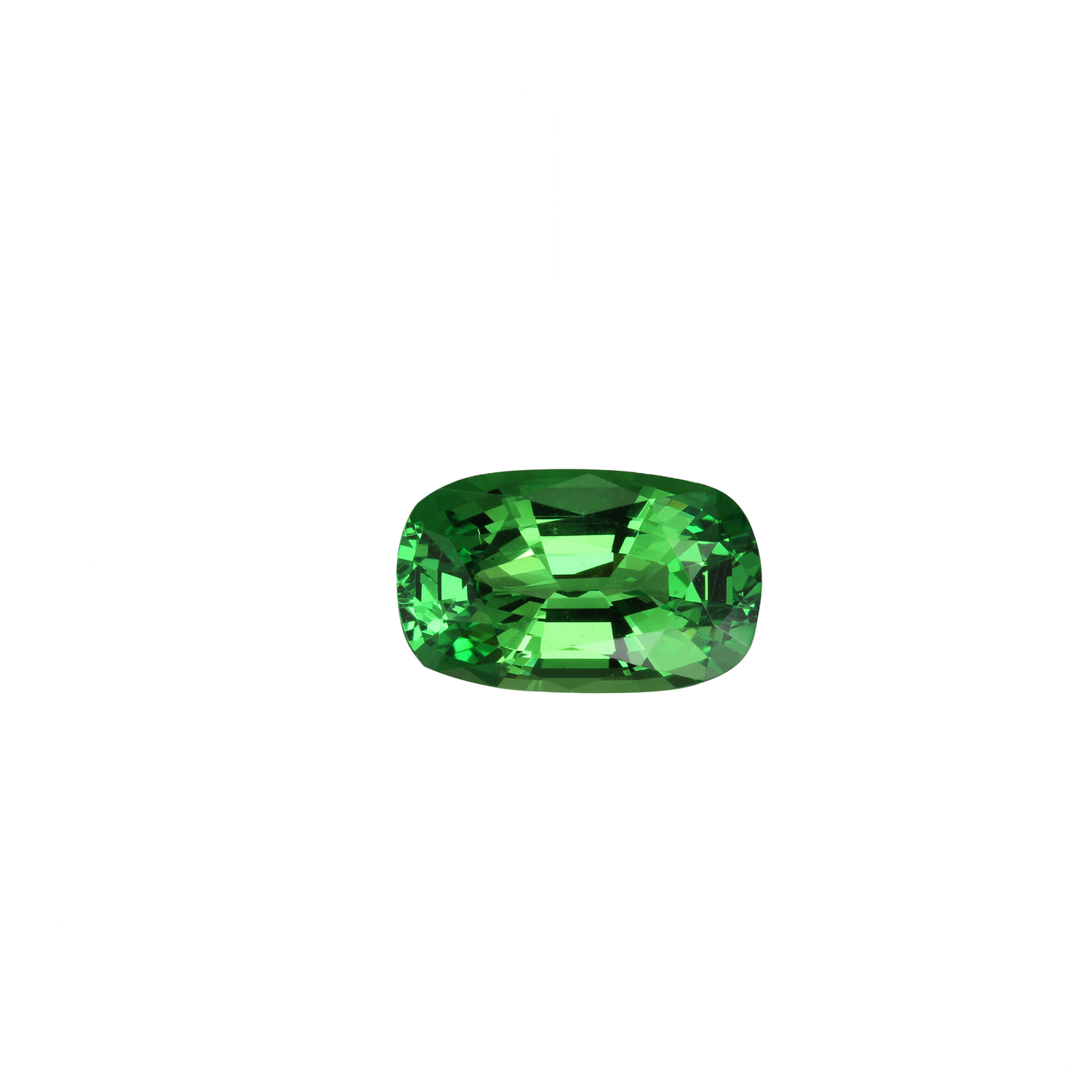 3.03ct Cushion Bright Green Tsavorite