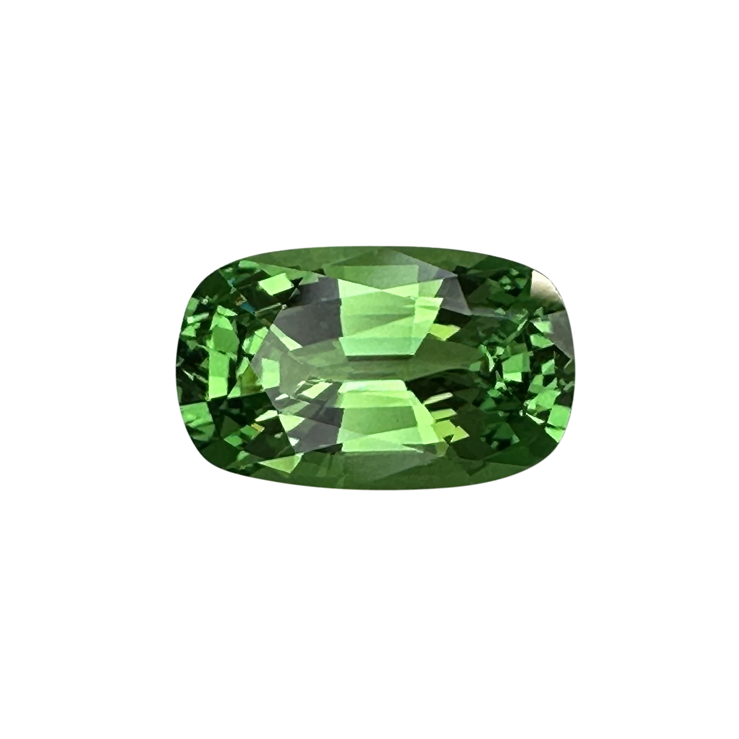 3.03ct Cushion Bright Green Tsavorite