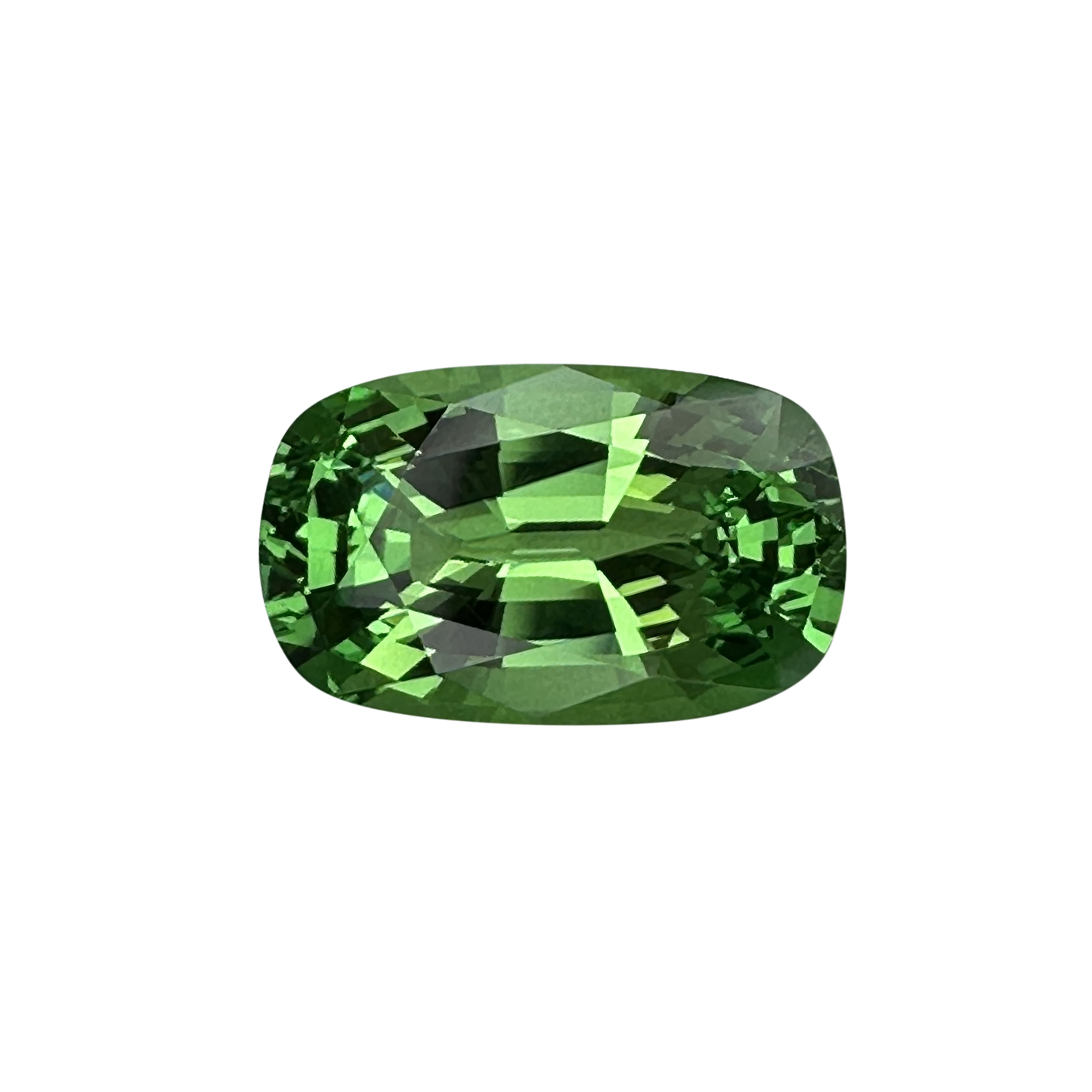 3.03ct Cushion Bright Green Tsavorite