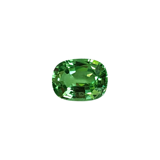 1.14ct Cushion Light Green Tsavorite