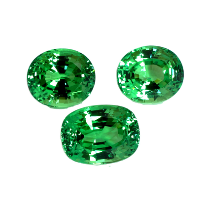 10.5ct Cushion Bright Green Tsavorite