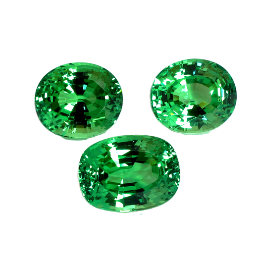10.5ct Cushion Bright Green Tsavorite