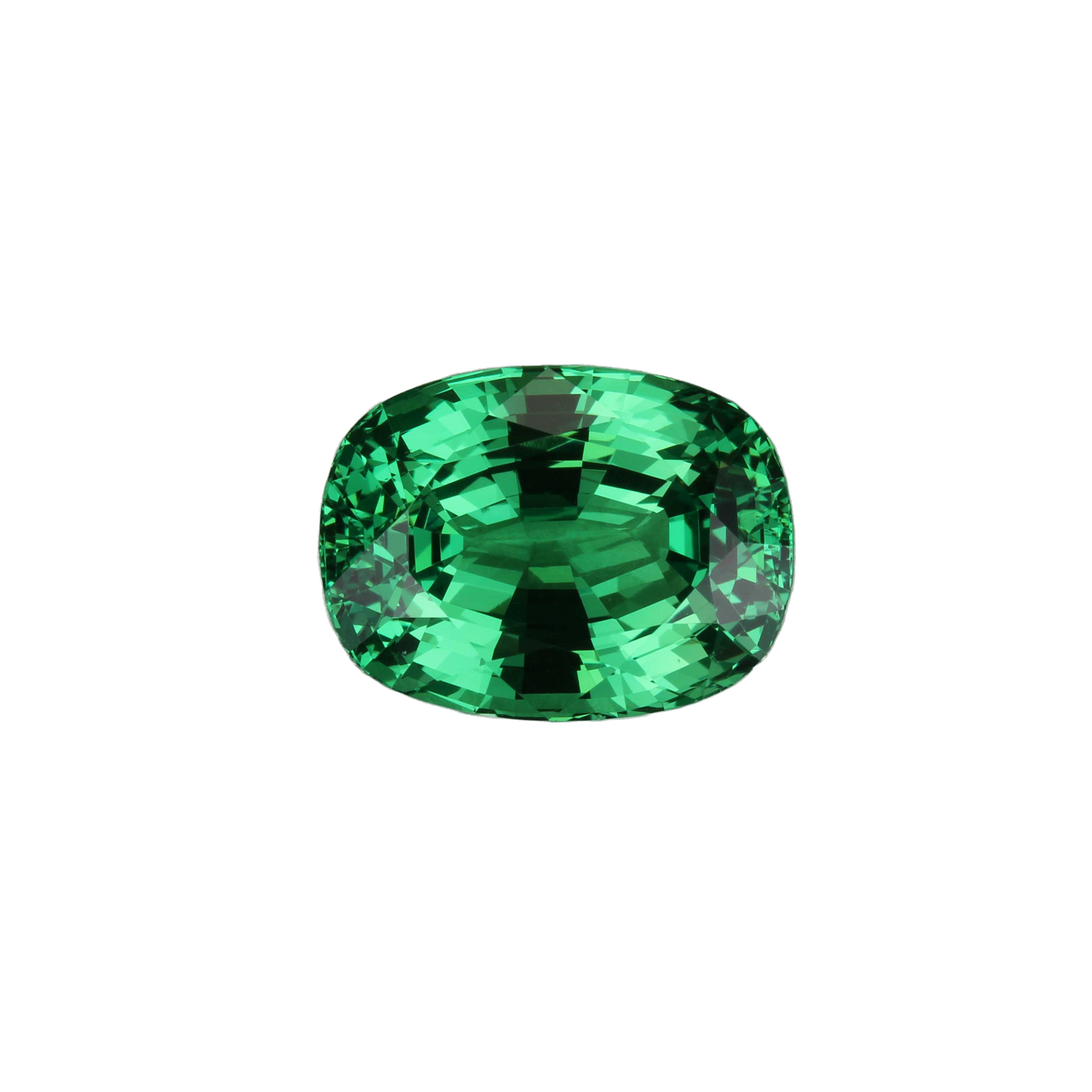 10.5ct Cushion Bright Green Tsavorite