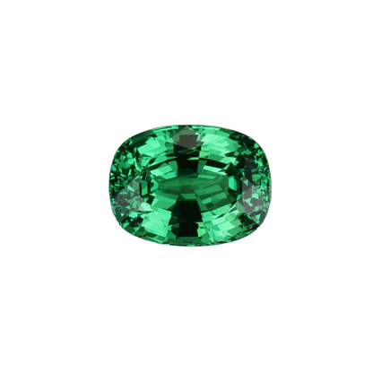 10.5ct Cushion Bright Green Tsavorite