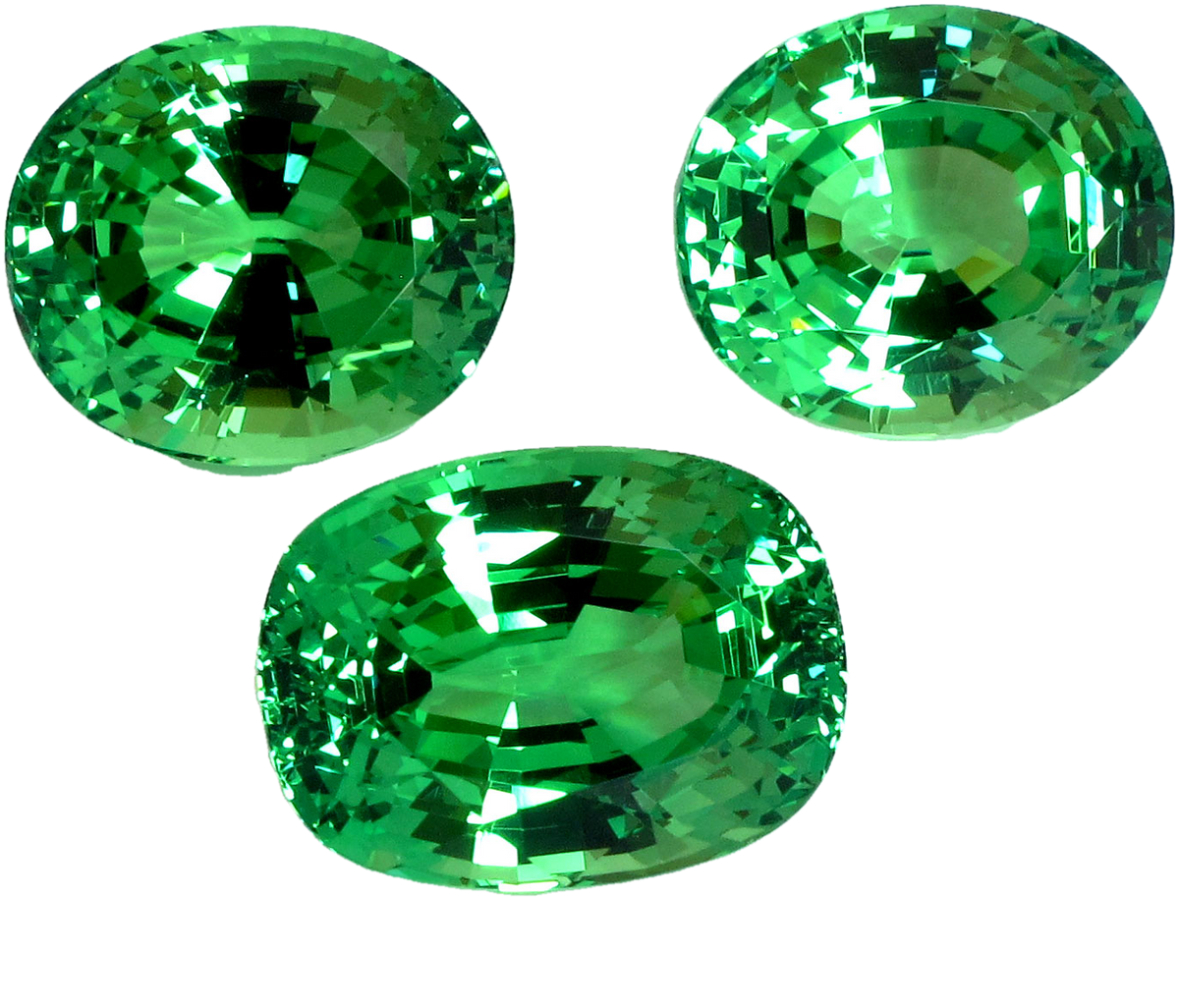 10.5ct Cushion Bright Green Tsavorite