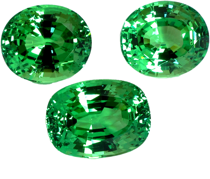 10.5ct Cushion Bright Green Tsavorite