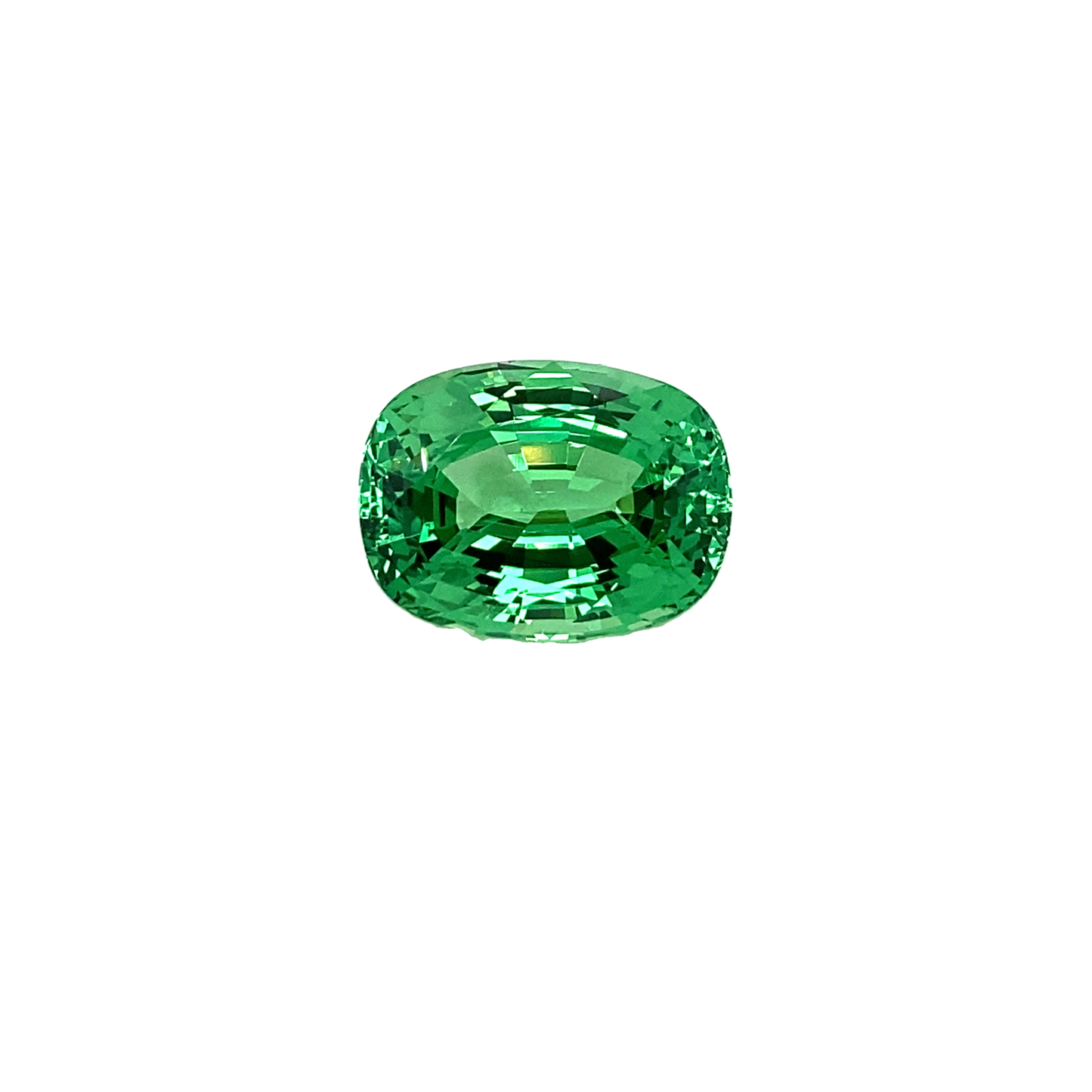 10.5ct Cushion Bright Green Tsavorite