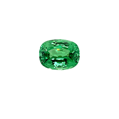 10.5ct Cushion Bright Green Tsavorite