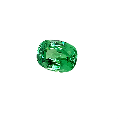 10.5ct Cushion Bright Green Tsavorite
