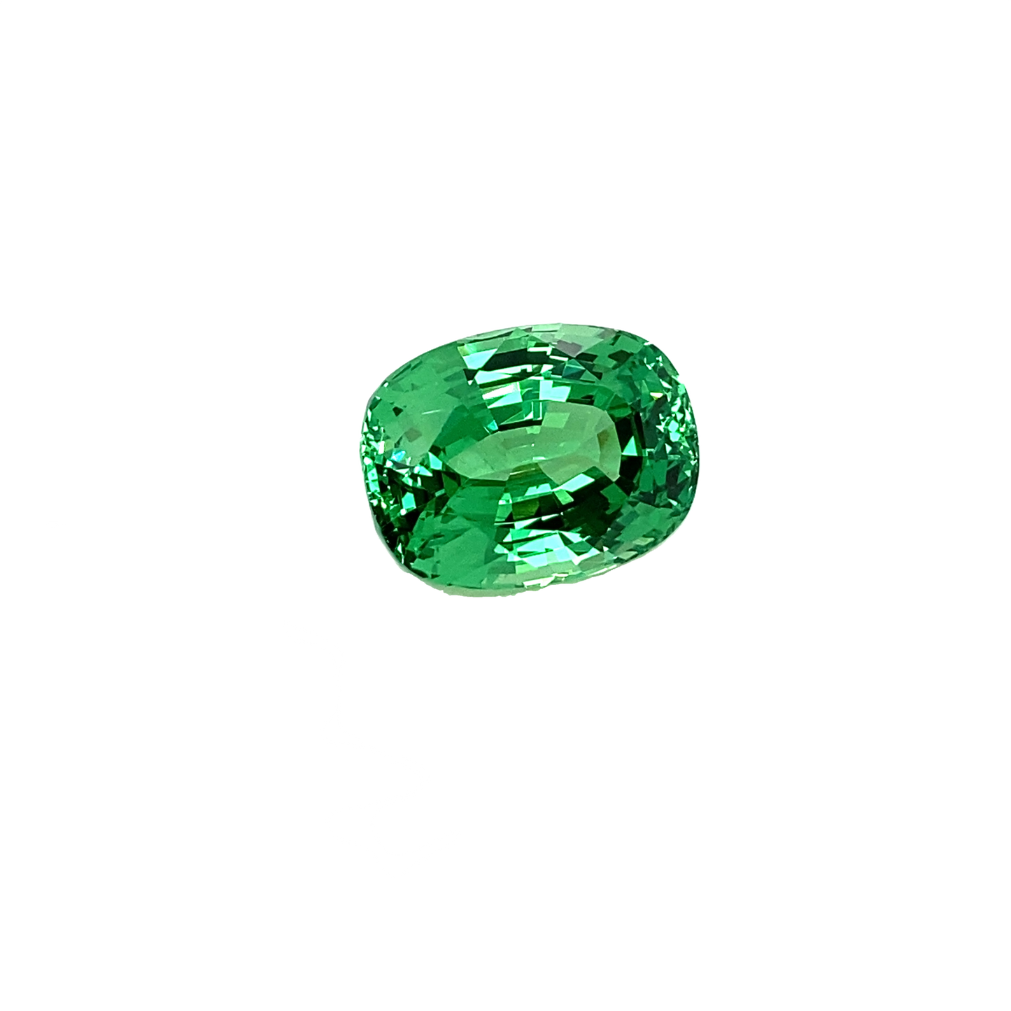 10.5ct Cushion Bright Green Tsavorite