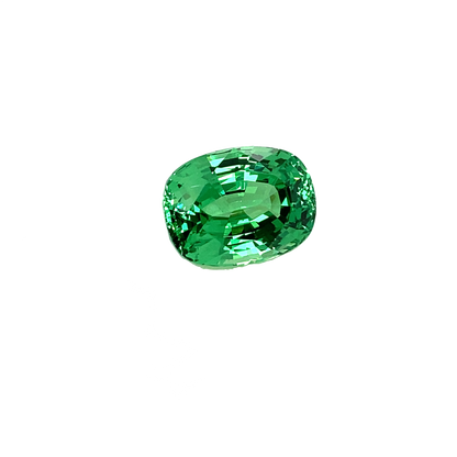 10.5ct Cushion Bright Green Tsavorite