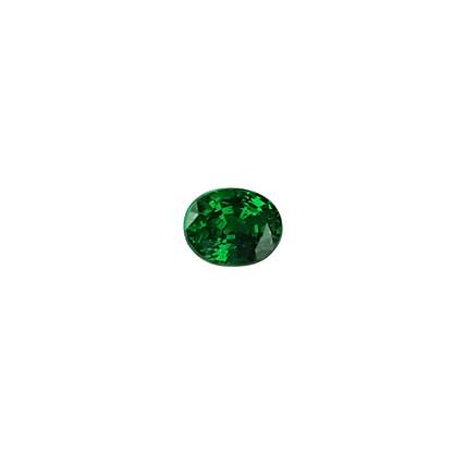 Oval Fine Intense Green Tsavorite