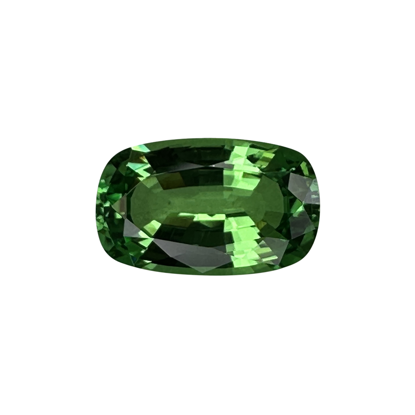 2.38ct Cushion Bright Green Tsavorite