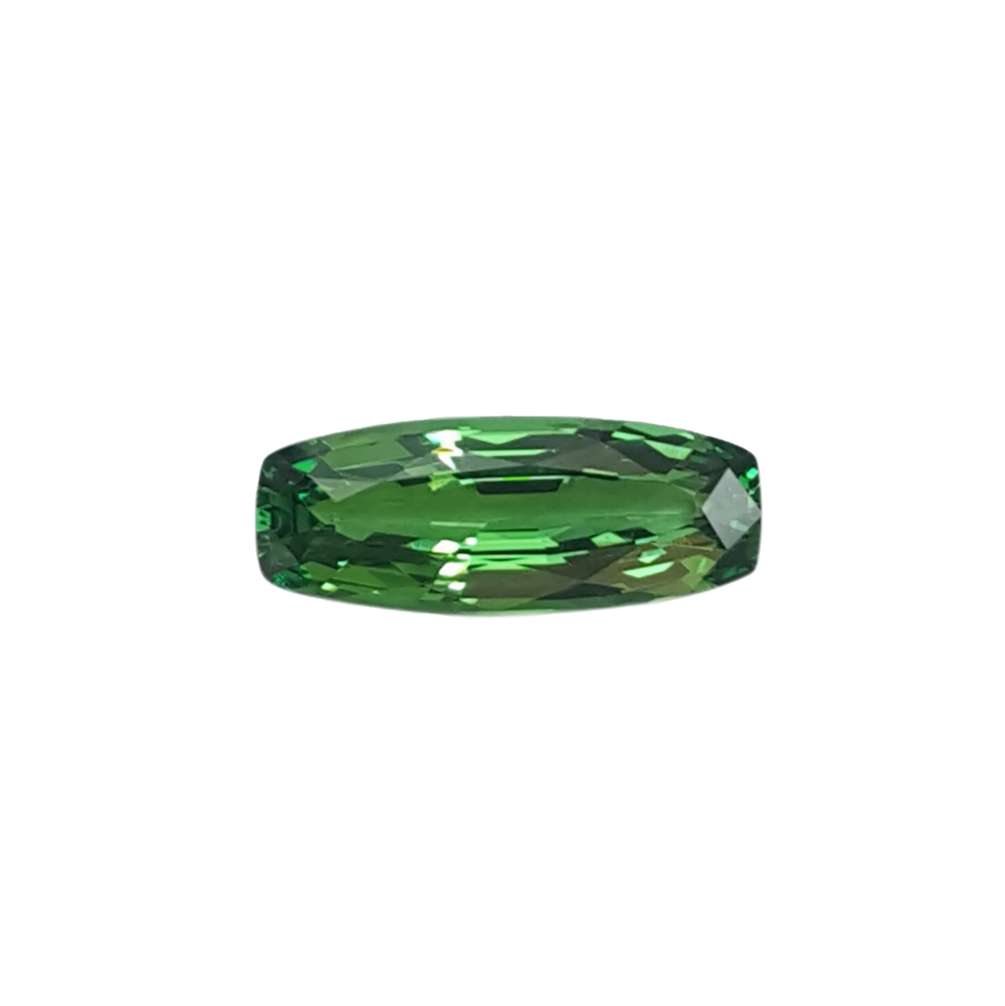 3.28ct Cushion Bright Green Tsavorite
