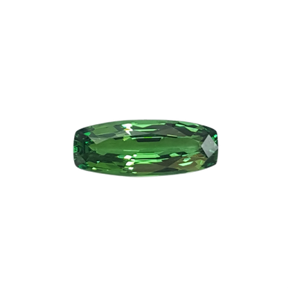 3.28ct Cushion Bright Green Tsavorite