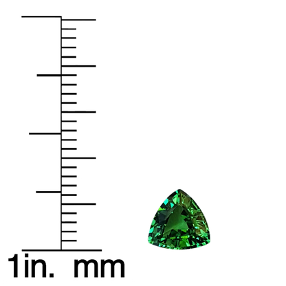 6.5mm Trillion Bright Green Tsavorite