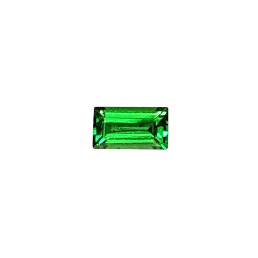 6.5x3.5mm Baguette Fine Intense Green Tsavorite