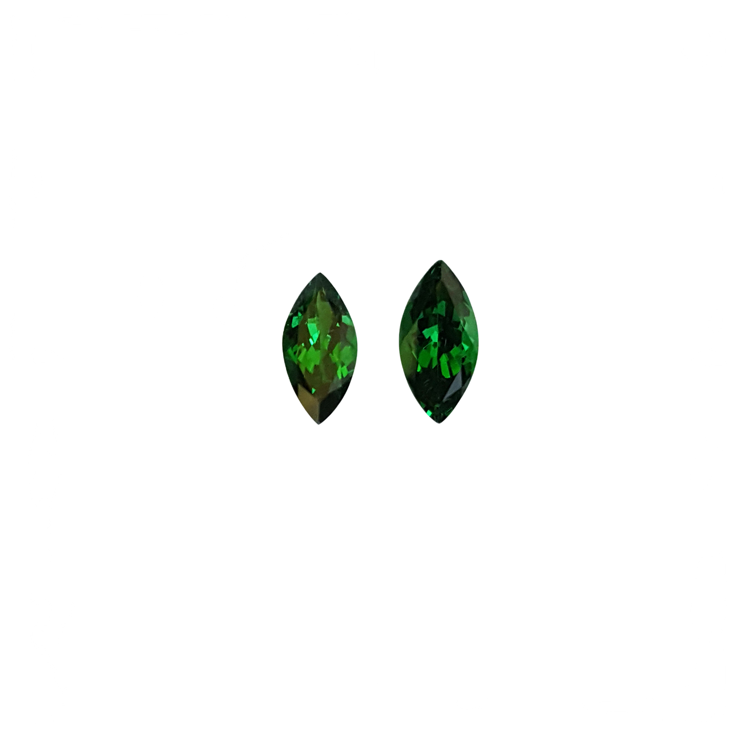 9x4.5mm Marquise Fine Intense Green Tsavorite Pair