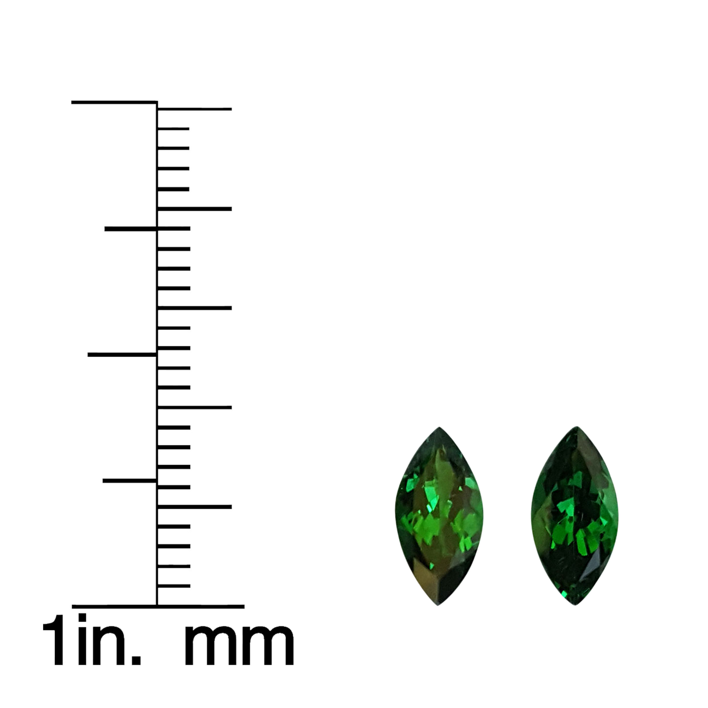 9x4.5mm Marquise Fine Intense Green Tsavorite Pair