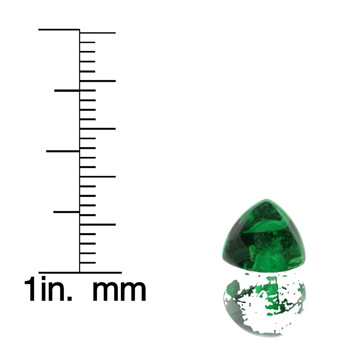 3.33ct Trillion Cab Fine Intense Green Tsavorite
