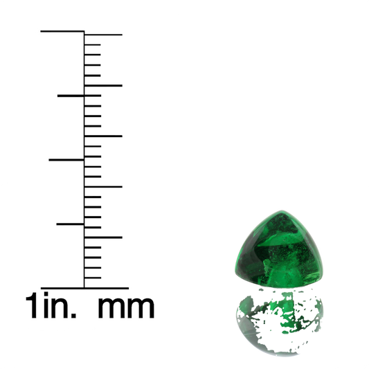 3.33ct Trillion Cab Fine Intense Green Tsavorite