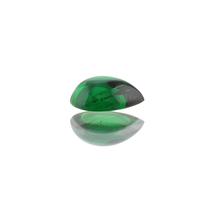 2.3ct Pear Shape Cab Bright Green Tsavorite